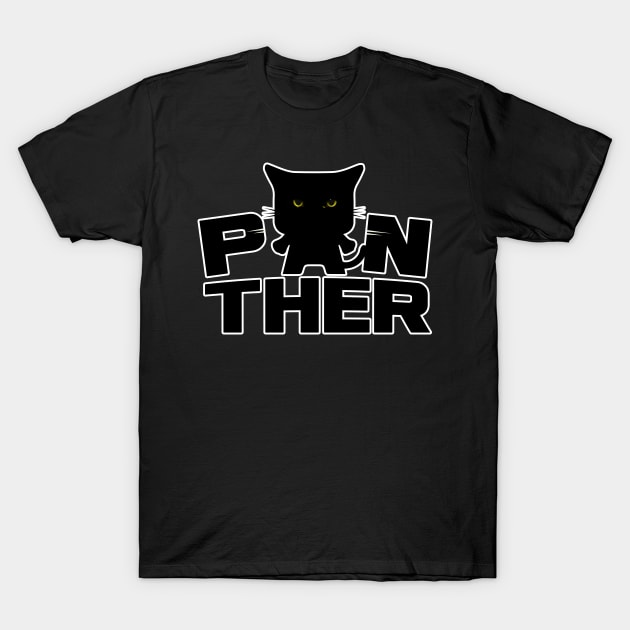 black panther T-Shirt by potch94